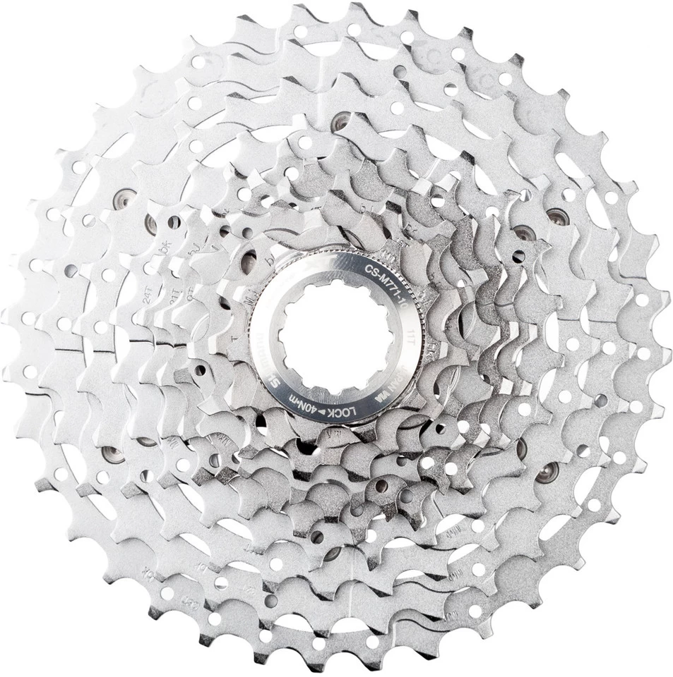 Shimano XT Kassette CS-M771-10 + Kette CN-HG95 10-fach Verschleißset – Bild 2