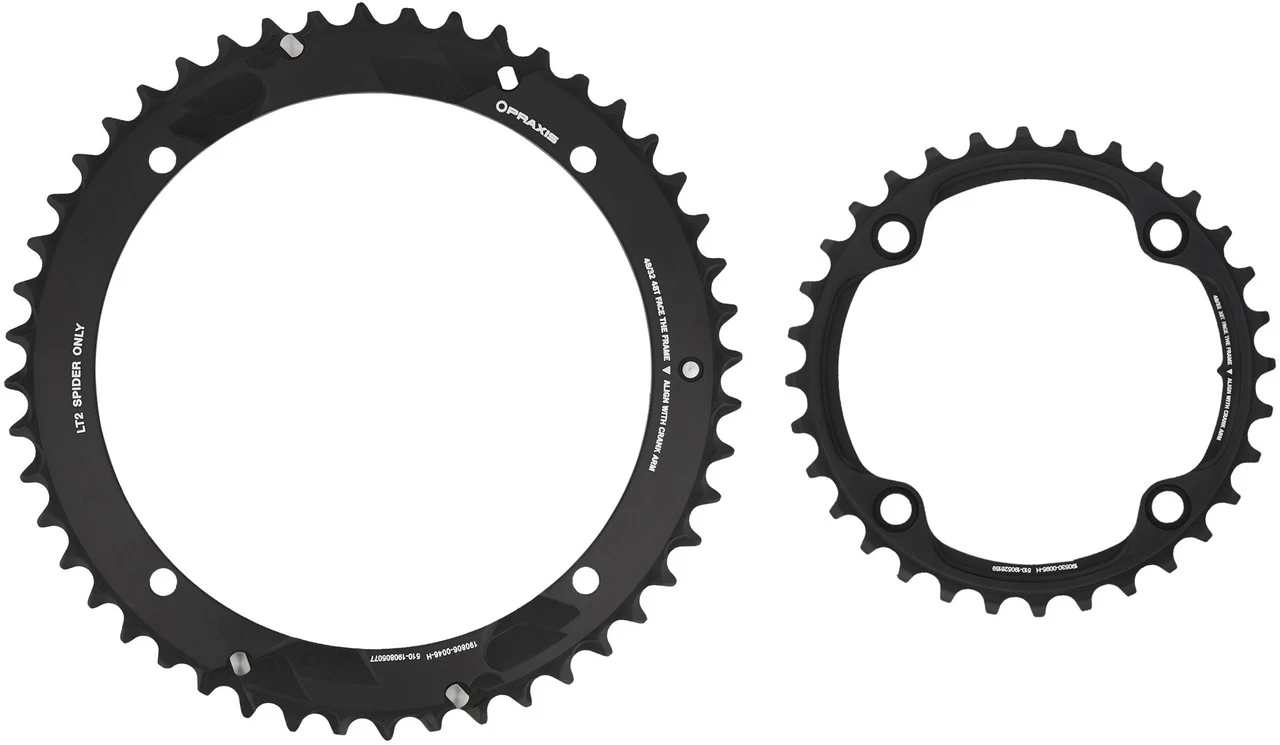Praxis Works X-Rings Road Kettenblatt-Set, 4-Arm, 160/104 Mm Lochkreis – Bild 2