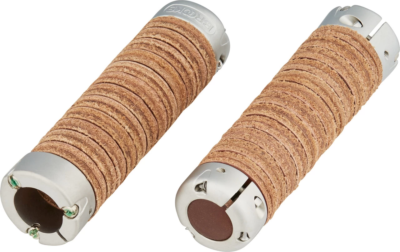 BROOKS Plump Leather Grips Lenkergriffe – Bild 2